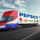 To Pepsico’s credit, the lines of the Semi cab work incredibly well with the Pepsi logo